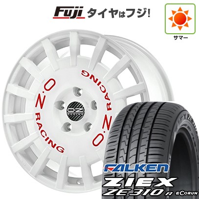 【新品国産車用5穴100】 夏タイヤ ホイール4本セット 215/40R18 ファルケン ジークス ZE310R エコラン(限定) OZ ラリーレーシング 7.5J 18インチ(送料無料)|フジコーポレーション
