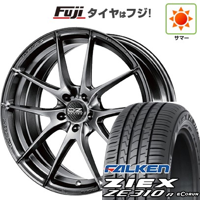 【新品国産車用5穴100】 夏タイヤ ホイール4本セット 225/55R18 ファルケン ジークス ZE310R エコラン(限定) OZ レッジェーラHLT 8J 18インチ(送料無料)|フジコーポレーション