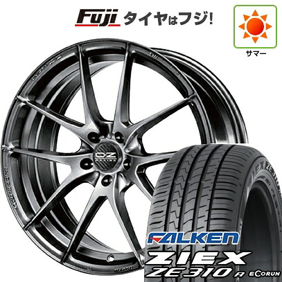 【新品国産車用5穴100】 夏タイヤ ホイール4本セット 205/50R17 ファルケン ジークス ZE310R エコラン(限定) OZ レッジェーラHLT 7.5J 17インチ(送料無料)