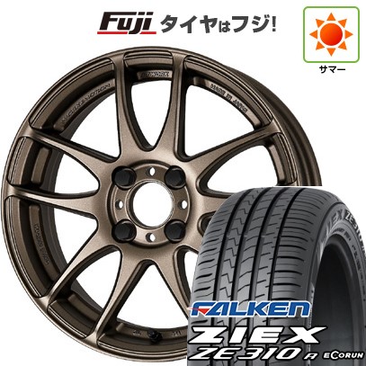 【新品国産車用5穴114.3】 夏タイヤ ホイール4本セット 225/65R17 ファルケン ジークス ZE310R エコラン(限定) WORK ワーク エモーション CR kiwami 7J 17インチ(送料無料)