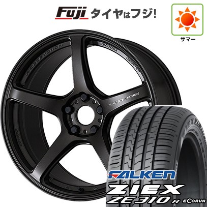 【新品国産車用5穴114.3】 夏タイヤ ホイール4本セット 225/65R17 ファルケン ジークス ZE310R エコラン(限定) WORK ワーク エモーション T5R 7J 17インチ(送料無料)｜フジコーポレーション