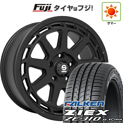 【新品国産車用5穴100】 夏タイヤ ホイール4本セット 225/55R18 ファルケン ジークス ZE310R エコラン(限定) OZ SPARCO グラベル 8J 18インチ(送料無料)
