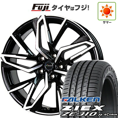 【新品国産車用5穴114.3】 夏タイヤ ホイール4本セット 215/40R18 ファルケン ジークス ZE310R エコラン(限定) ホットスタッフ クロノス CH-112 7J 18インチ(送料無料)｜フジコーポレーション