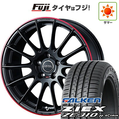 【新品国産車用5穴100】 夏タイヤ ホイール4本セット 215/40R18 ファルケン ジークス ZE310R エコラン(限定) WEDS ウェッズ 11R 8J 18インチ(送料無料)