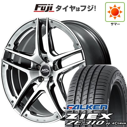 【新品国産車用5穴114.3】 夏タイヤ ホイール4本セット 215/60R17 ファルケン ジークス ZE310R エコラン(限定) MID WHEELS MID EXCLUSIVE 025SV 7J 17インチ(送料無料)