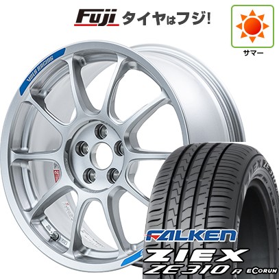 【新品国産車用5穴100】 夏タイヤ ホイール4本セット 215/45R17 ファルケン ジークス ZE310R エコラン(限定) RAYS レイズ ボルクレーシング ZE40 クラブレーサー 7.5J 17インチ(送料無料)