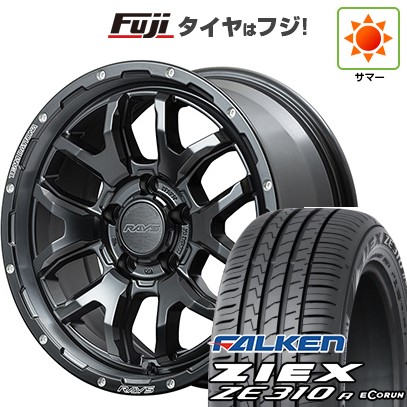 【新品国産車用5穴114.3】 夏タイヤ ホイール4本セット 215/60R17 ファルケン ジークス ZE310R エコラン(限定) RAYS レイズ デイトナ F6ブースト 7J 17インチ(送料無料)