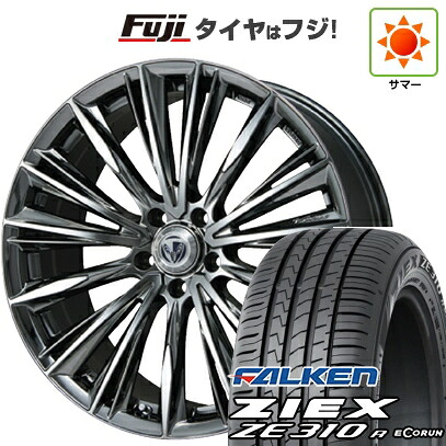【新品国産車用5穴114.3】 夏タイヤ ホイール4本セット 215/40R18 ファルケン ジークス ZE310R エコラン(限定) RAYS レイズ ベルサス ストラテジーア ヴォウジェ 7J 18インチ(送料無料)|フジコーポレーション