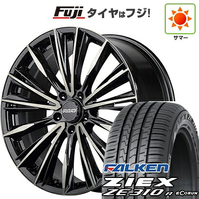 【新品国産車用5穴114.3】 夏タイヤ ホイール4本セット 215/45R18 ファルケン ジークス ZE310R エコラン(限定) RAYS レイズ ベルサス クラフトコレクション ヴォウジェ LIMITED (6EZ) 7J 18インチ(送料無料)