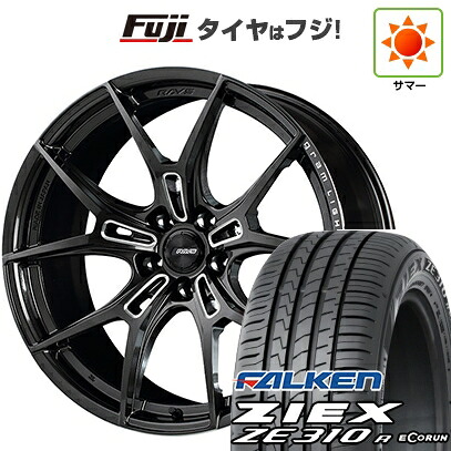 【新品国産車用5穴114.3】 夏タイヤ ホイール4本セット 215/40R18 ファルケン ジークス ZE310R エコラン(限定) RAYS レイズ グラムライツ 57FXZ 7.5J 18インチ(送料無料)｜フジコーポレーション