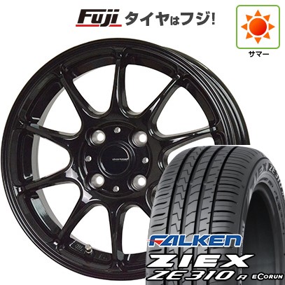 【新品国産車用4穴100】 夏タイヤ ホイール4本セット 195/50R16 ファルケン ジークス ZE310R エコラン(限定) ホットスタッフ ジースピード G-07 6J 16インチ(送料無料)|フジコーポレーション