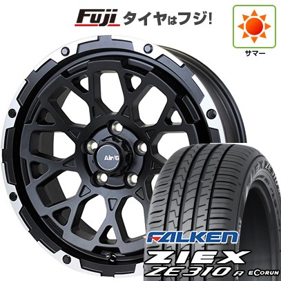 【新品国産車用5穴114.3】 夏タイヤ ホイール4本セット 215/60R17 ファルケン ジークス ZE310R エコラン(限定) フォーバイフォーエンジニア エアージー ロックス 7J 17インチ(送料無料)｜フジコーポレーション