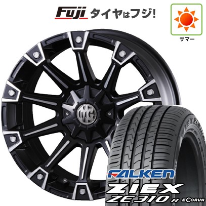 【新品国産車用5穴114.3】 夏タイヤ ホイール4本セット 215/60R17 ファルケン ジークス ZE310R エコラン(限定) クリムソン マーテルギア(MG) モンスター 7J 17インチ(送料無料)