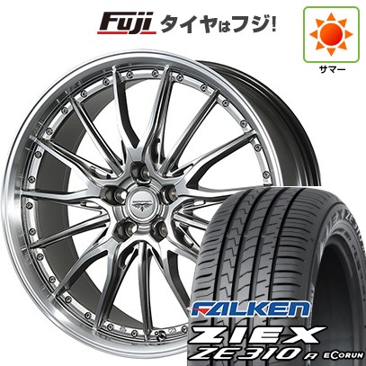 【新品国産車用5穴114.3】 夏タイヤ ホイール4本セット 215/45R18 ファルケン ジークス ZE310R エコラン(限定) トピー ドルフレン ヒューバー 7.5J 18インチ(送料無料)