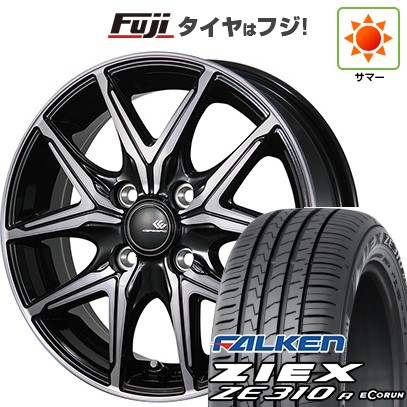 【新品国産車用4穴100】 夏タイヤ ホイール4本セット 185/55R15 ファルケン ジークス ZE310R エコラン(限定) トピー セレブロ FT05 5.5J 15インチ(送料無料)