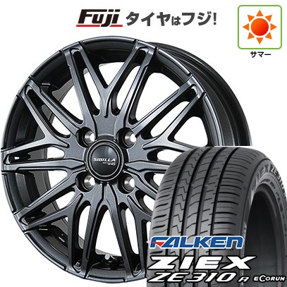 【新品国産車用4穴100】 夏タイヤ ホイール4本セット 185/65R15 ファルケン ジークス ZE310R エコラン(限定) トピー シビラ NEXT W45 5.5J 15インチ(送料無料)