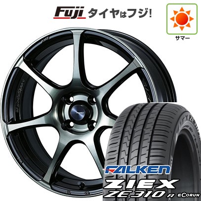 【新品国産車用4穴100】 夏タイヤ ホイール4本セット 175/65R15 ファルケン ジークス ZE310R エコラン(限定) WEDS ウェッズスポーツ SA-75R 6J 15インチ(送料無料)