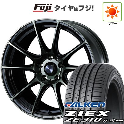 【新品国産車用5穴100】 夏タイヤ ホイール4本セット 205/50R17 ファルケン ジークス ZE310R エコラン(限定) WEDS ウェッズスポーツ SA-25R 7J 17インチ(送料無料)｜フジコーポレーション