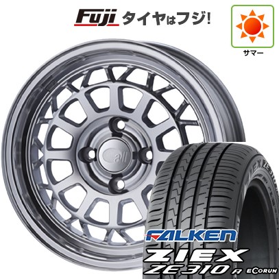 【新品国産車用4穴100】 夏タイヤ ホイール4本セット 185/55R15 ファルケン ジークス ZE310R エコラン(限定) ENKEI エンケイ all オールナイン 6J 15インチ(送料無料)