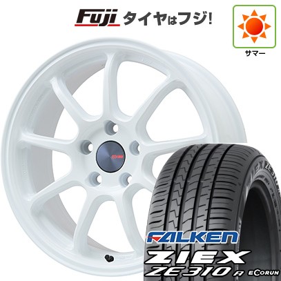 【新品国産車用5穴114.3】 夏タイヤ ホイール4本セット 215/60R17 ファルケン ジークス ZE310R エコラン(限定) ENKEI エンケイ PerformanceLine PF09 フジオリジナルカラー 7J 17インチ(送料無料)