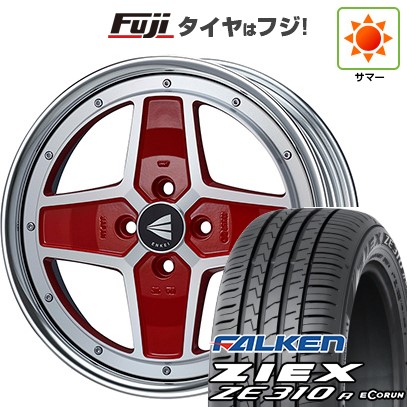【新品国産車用4穴100】 夏タイヤ ホイール4本セット 195/55R16 ファルケン ジークス ZE310R エコラン(限定) ENKEI エンケイ Neo Classic アパッチ2 ネオ 6.5J 16インチ(送料無料)