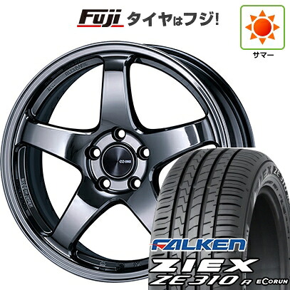【新品国産車用5穴114.3】 夏タイヤ ホイール4本セット 225/45R18 ファルケン ジークス ZE310R エコラン(限定) ENKEI エンケイ PerformanceLine PF05 LIMITED EDITION 7.5J 18インチ(送料無料)