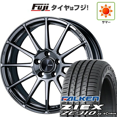 【新品国産車用5穴114.3】 夏タイヤ ホイール4本セット 225/50R18 ファルケン ジークス ZE310R エコラン(限定) ENKEI エンケイ PerformanceLine PF03 LIMITED EDITION 7.5J 18インチ(送料無料)|フジコーポレーション