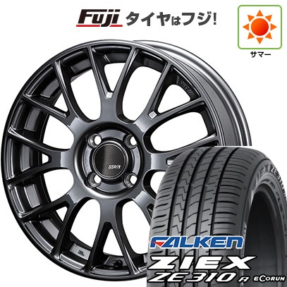 【新品国産車用4穴100】 夏タイヤ ホイール4本セット 195/45R16 ファルケン ジークス ZE310R エコラン(限定) SSR GT GTV04 6J 16インチ(送料無料)