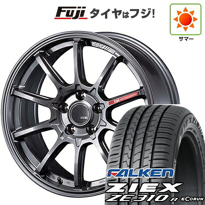 【新品国産車用5穴114.3】 夏タイヤ ホイール4本セット 225/45R18 ファルケン ジークス ZE310R エコラン(限定) SSR GT GTV05 8J 18インチ(送料無料) 108,955円