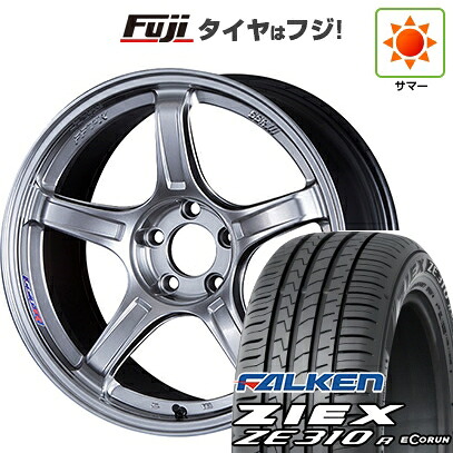 【新品国産車用5穴114.3】 夏タイヤ ホイール4本セット 225/45R18 ファルケン ジークス ZE310R エコラン(限定) SSR GT GTX03 8J 18インチ(送料無料)