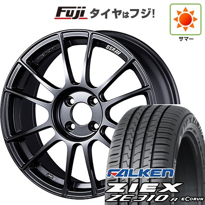 【新品国産車用4穴100】 夏タイヤ ホイール4本セット 195/50R16 ファルケン ジークス ZE310R エコラン(限定) SSR GT GTX04 6.5J 16インチ(送料無料)|フジコーポレーション
