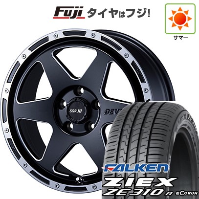 【新品国産車用5穴114.3】 夏タイヤ ホイール4本セット 225/65R17 ファルケン ジークス ZE310R エコラン(限定) SSR ディバイド TR-6【限定】 7J 17インチ(送料無料)
