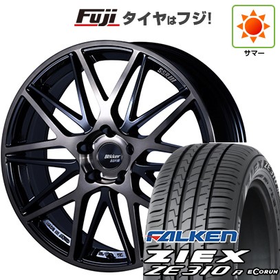 【新品】フリード 5穴/114 夏タイヤ ホイール4本セット 205/45R17 ファルケン ジークス ZE310R エコラン(限定) SSR ブリッカー 01M 7J 17インチ(送料無料)｜フジコーポレーション