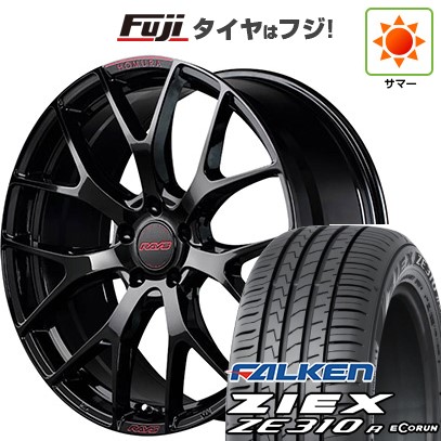 【新品国産車用5穴114.3】 夏タイヤ ホイール4本セット 215/40R18 ファルケン ジークス ZE310R エコラン(限定) RAYS レイズ ホムラ 2X7FT SPEC-M 7.5J 18インチ(送料無料)