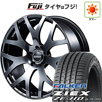 【新品国産車用5穴114.3】 夏タイヤ ホイール4本セット 215/45R18 ファルケン ジークス ZE310R エコラン(限定) RAYS レイズ VMF S-01 7.5J 18インチ(送料無料)