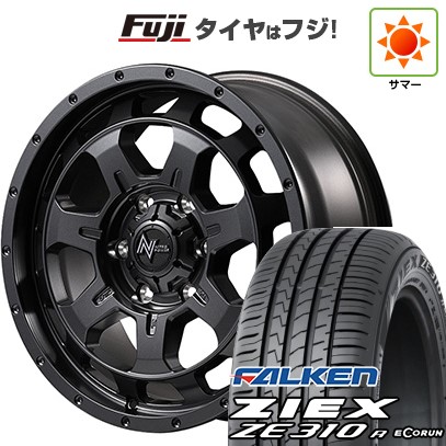 【新品国産車用5穴114.3】 夏タイヤ ホイール4本セット 225/65R17 ファルケン ジークス ZE310R エコラン(限定) MID WHEELS NITRO POWER M7 ファランクス 7J 17インチ(送料無料)