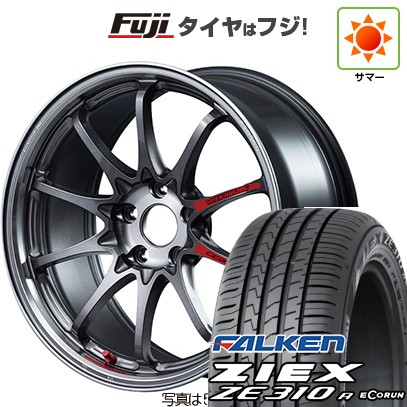【新品国産車用5穴100】 夏タイヤ ホイール4本セット 215/40R18 ファルケン ジークス ZE310R エコラン(限定) RAYS レイズ ボルクレーシング CE28N-plus SL 8J 18インチ(送料無料)