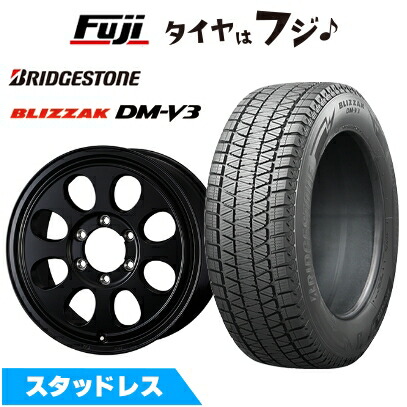 【新品】ランクル250 スタッドレスタイヤ ホイール4本セット 265/65R18 ブリヂストン ブリザック DM-V3 WEDS ウェッズ ジムライン タイプ2 7.5J 18インチ(送料無料)