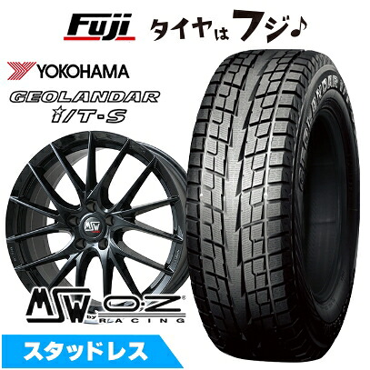 【新品】輸入車用 プジョー リフター スタッドレスタイヤ ホイール4本セット 215/60R17 ヨコハマ ジオランダー I/T-S G073 MSW by OZ Racing MSW 29(グロスブラック) 7.5J 17インチ(送料無料)|フジコーポレーション