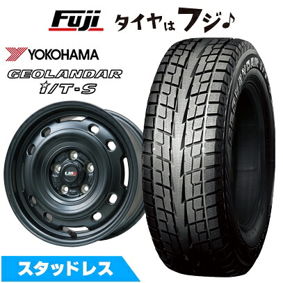 【新品】30系アルファード/ヴェルファイア等 スタッドレスタイヤ ホイール4本セット 215/65R16 ヨコハマ ジオランダー I/T-S G073 レアマイスター LMG OFF-STYLE 2 (マットブラック) 7J 16インチ(送料無料)