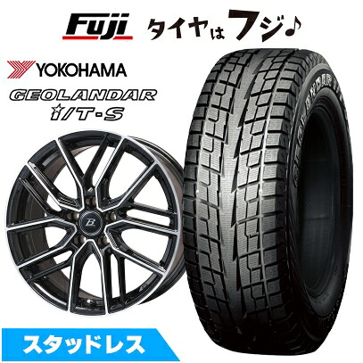【新品国産車用5穴114.3】 スタッドレスタイヤ ホイール4本セット 215/60R17 ヨコハマ ジオランダー I/T-S G073 ブランドルライン ヴァレーゼ ブラックポリッシュ 7J 17インチ(送料無料)｜フジコーポレーション 75,405円