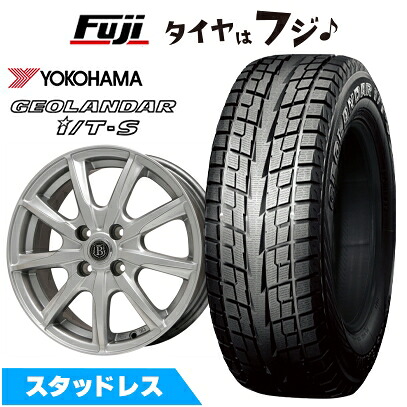 【新品国産車用5穴114.3】 スタッドレスタイヤ ホイール4本セット 215/60R17 ヨコハマ ジオランダー I/T-S G073 ブランドルライン ボレアノ9 メタリックグレー 7J 17インチ(送料無料)