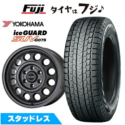 【新品】ランクル300/ランクル250 スタッドレスタイヤ ホイール4本セット 265/65R18 ヨコハマ アイスガード SUV G075 ジャオス トライブ 8.5J 18インチ(送料無料)|フジコーポレーション