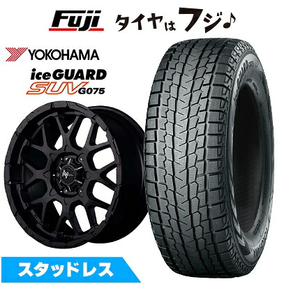 【新品】FJクルーザー スタッドレスタイヤ ホイール4本セット 265/70R17 ヨコハマ アイスガード SUV G075 MID WHEELS NITRO POWER M28 バレット 8J 17インチ(送料無料)|フジコーポレーション