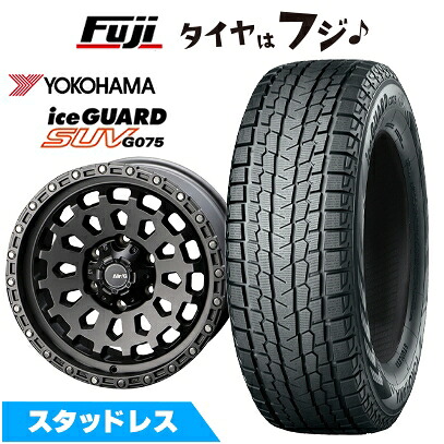 【新品】ランクル300/ランクル250 スタッドレスタイヤ ホイール4本セット 265/65R18 ヨコハマ アイスガード SUV G075 フォーバイフォーエンジニア エアージー ヴァルカン 8.5J 18インチ(送料無料)｜フジコーポレーション