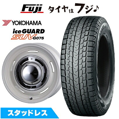 【新品】輸入車用 ラングラー スタッドレスタイヤ ホイール4本セット 265/70R17 ヨコハマ アイスガード SUV G075 クリムソン ディーン クロスカントリー 7J 17インチ(送料無料)
