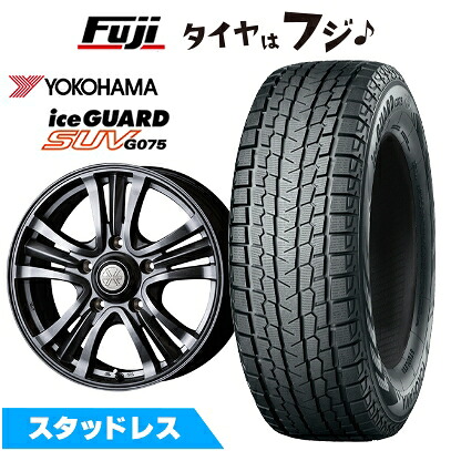 【新品】ランクル200 スタッドレスタイヤ ホイール4本セット 285/60R18 ヨコハマ アイスガード SUV G075(特価限定2023年製) トピー バザルト-X タイプ2 8J 18インチ(送料無料)