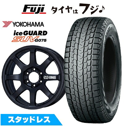 【新品】ランクル300/ランクル250 スタッドレスタイヤ ホイール4本セット 265/65R18 ヨコハマ アイスガード SUV G075 ENKEI エンケイ ALLROAD PDT1 8.5J 18インチ(送料無料)｜フジコーポレーション