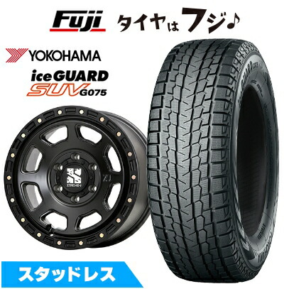 【新品】ランクル200 スタッドレスタイヤ ホイール4本セット 285/60R18 ヨコハマ アイスガード SUV G075 MLJ エクストリームJ XJ07 8J 18インチ(送料無料)