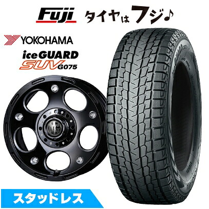 【新品】FJクルーザー スタッドレスタイヤ ホイール4本セット 265/70R17 ヨコハマ アイスガード SUV G075 クリムソン マーテルギア(MG) デーモン【限定】 8J 17インチ(送料無料)